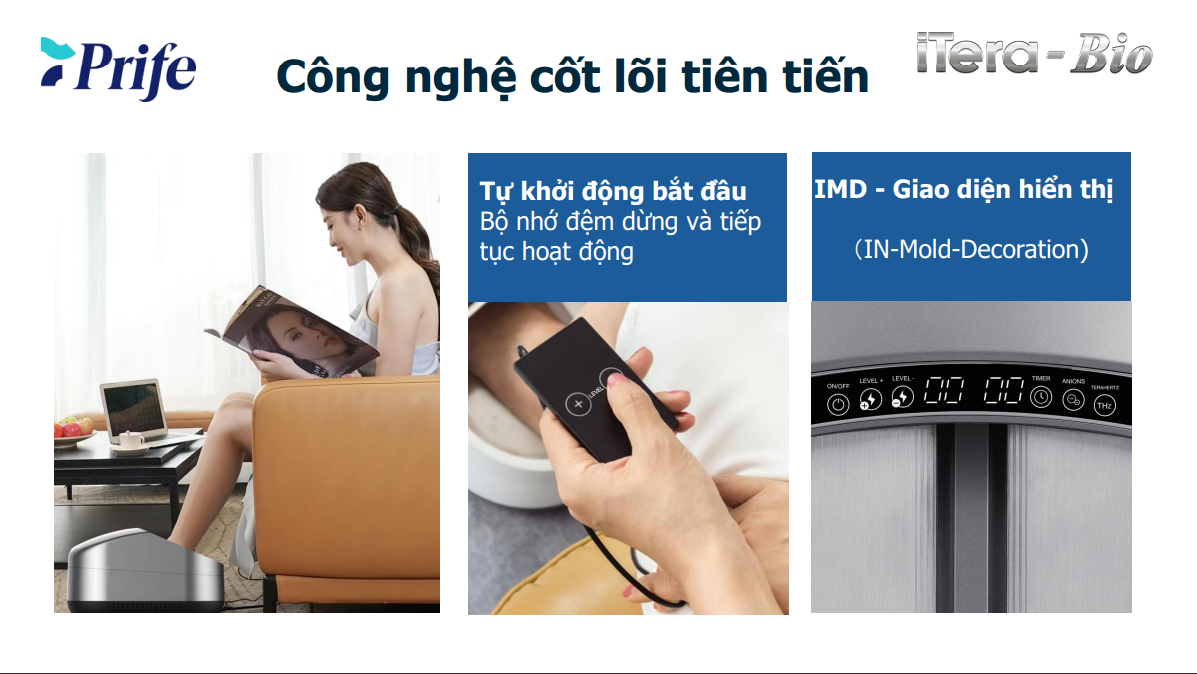 Máy Trị liệu, Chăm Sóc Sức Khỏe 3 IN 1 công nghệ cao ITera – Bio Prife ITeraCare – Coravo